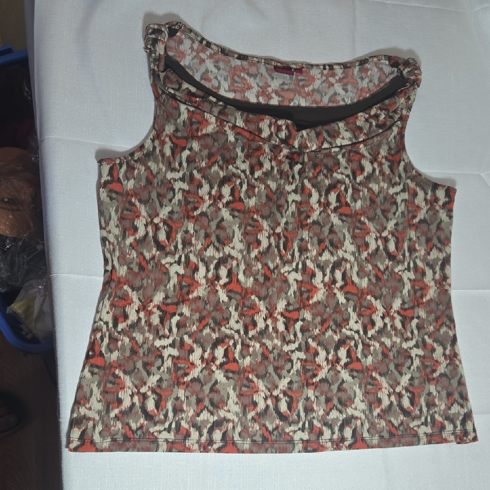 212 Collection Women's XL  Patterned Tank Top